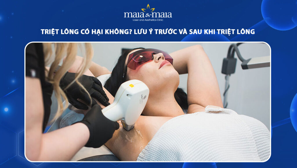 *   da kích ứng sau triệt lông